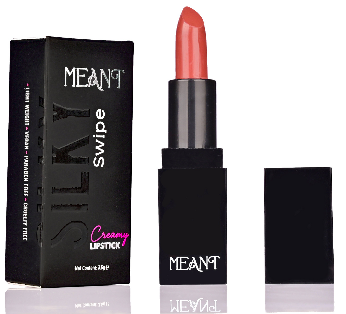 MEANT Silky Swipe Creamy Matte Lipstick Your Desire Shade with its packaging
