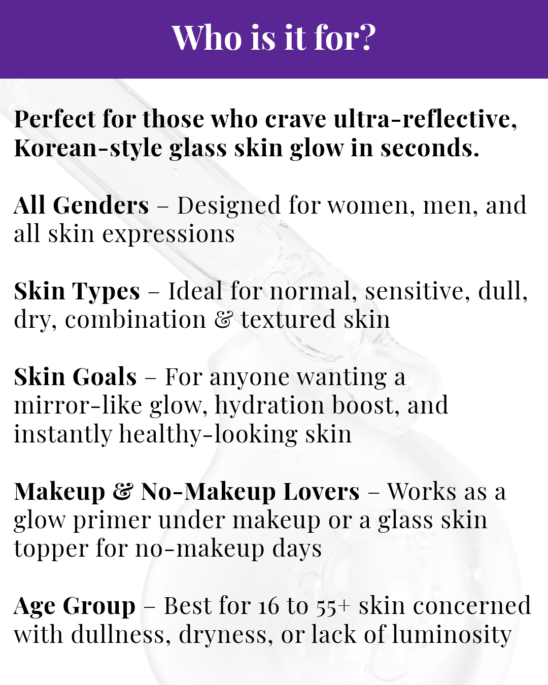 Who is MEANT Lumi Glo Face Serum for Description