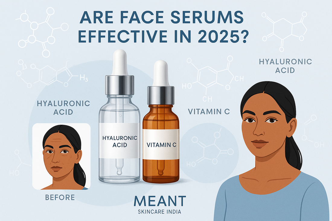 MEANT skincare india answers the most trending question Are face serums effective in 2025?