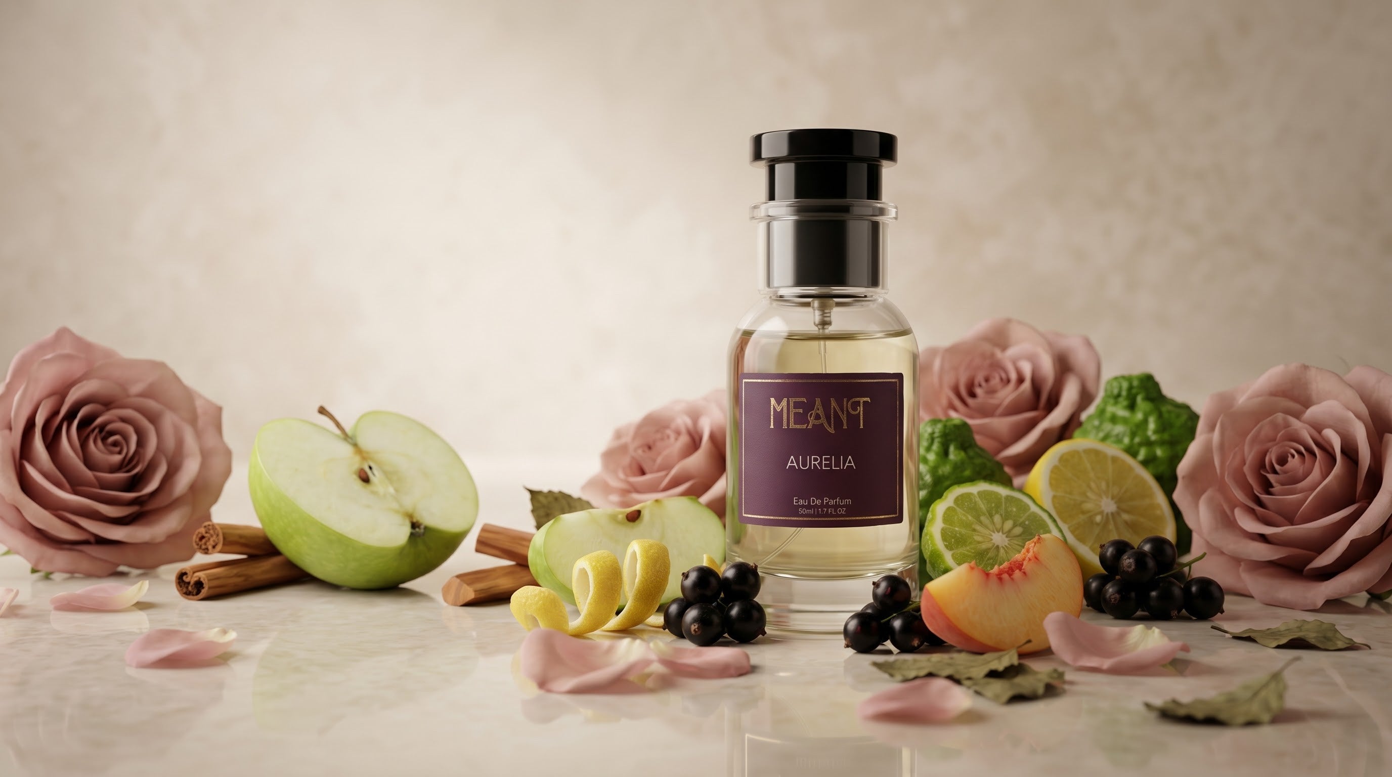 MEANT AURELIA EDP: A Floral Fruity Perfume Inspired by Creed Aventus for Her