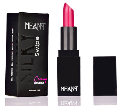 MEANT Silky Swipe Creamy Matte Lipstick Lavish Lustre Shade with its packaging 