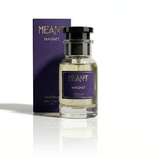 Long lasting aquatic fresh perfume for men Magnet by Meant in India.