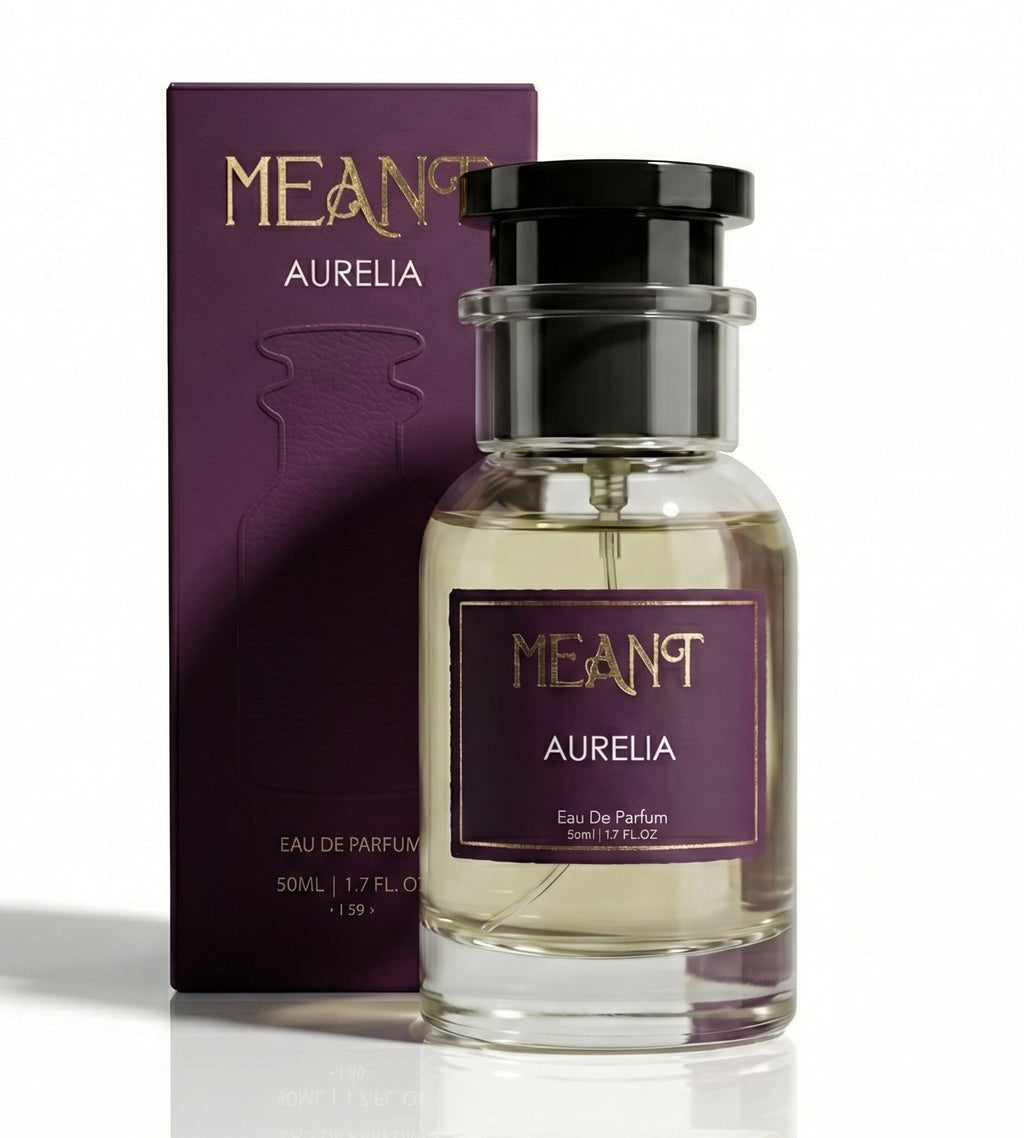 Long lasting floral perfume for women in India Aurelia by Meant.