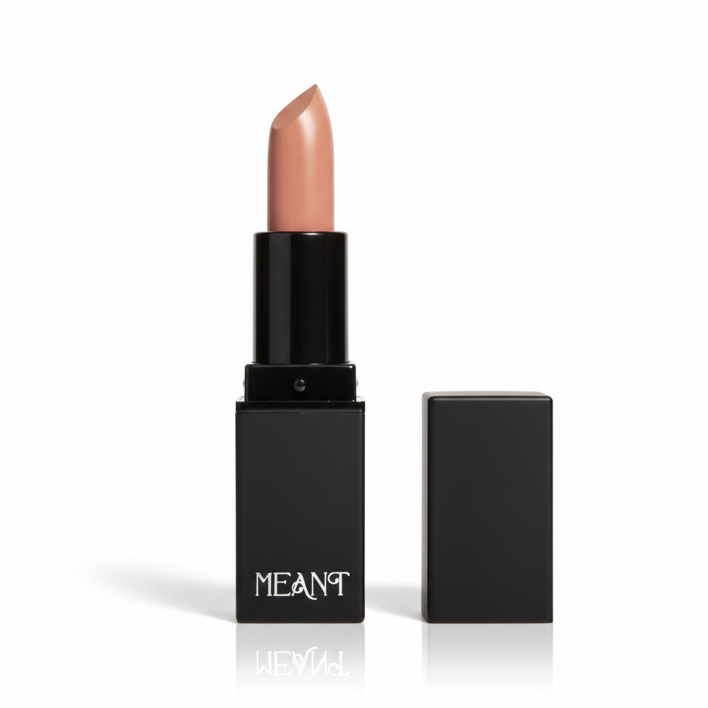MEANT Silky Swipe Bossy Butterscotch lipstick.