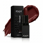 MEANT Silky Swipe Creamy Matte Lipstick Mystique Tease with packaging on a white background