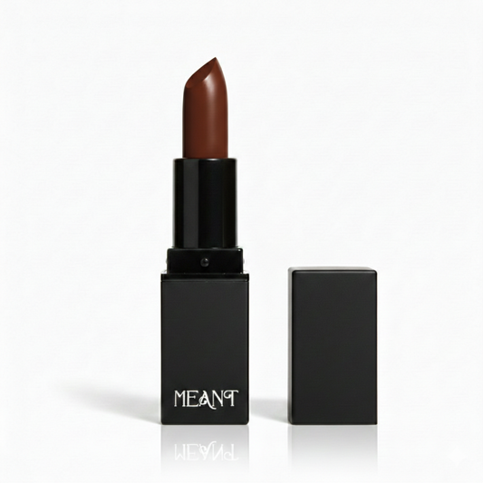 MEANT Silky Swipe Truffle Temptation Lipstick on a white background, featuring the brand 'MEANT'.