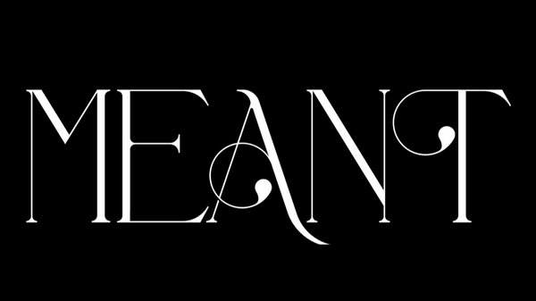 MEANT black & white logo