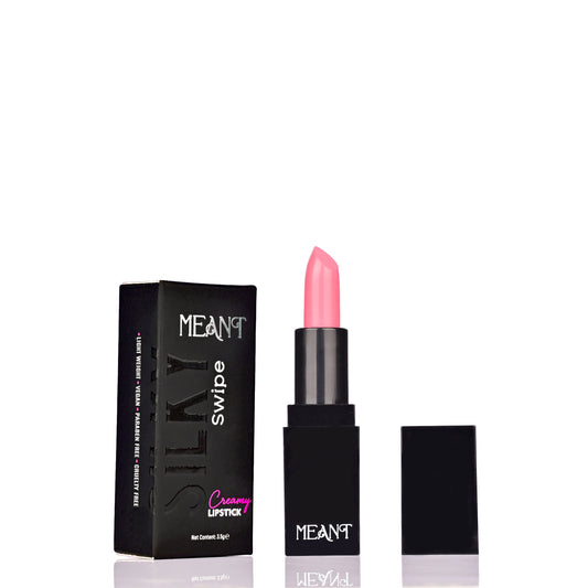 Meant Silky Swipe creamy matte lipstick- Bombshell Barbie