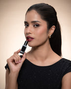 Meant Silky Swipe long lasting creamy lipstick- Queen's Kiss lipstick
model shot
