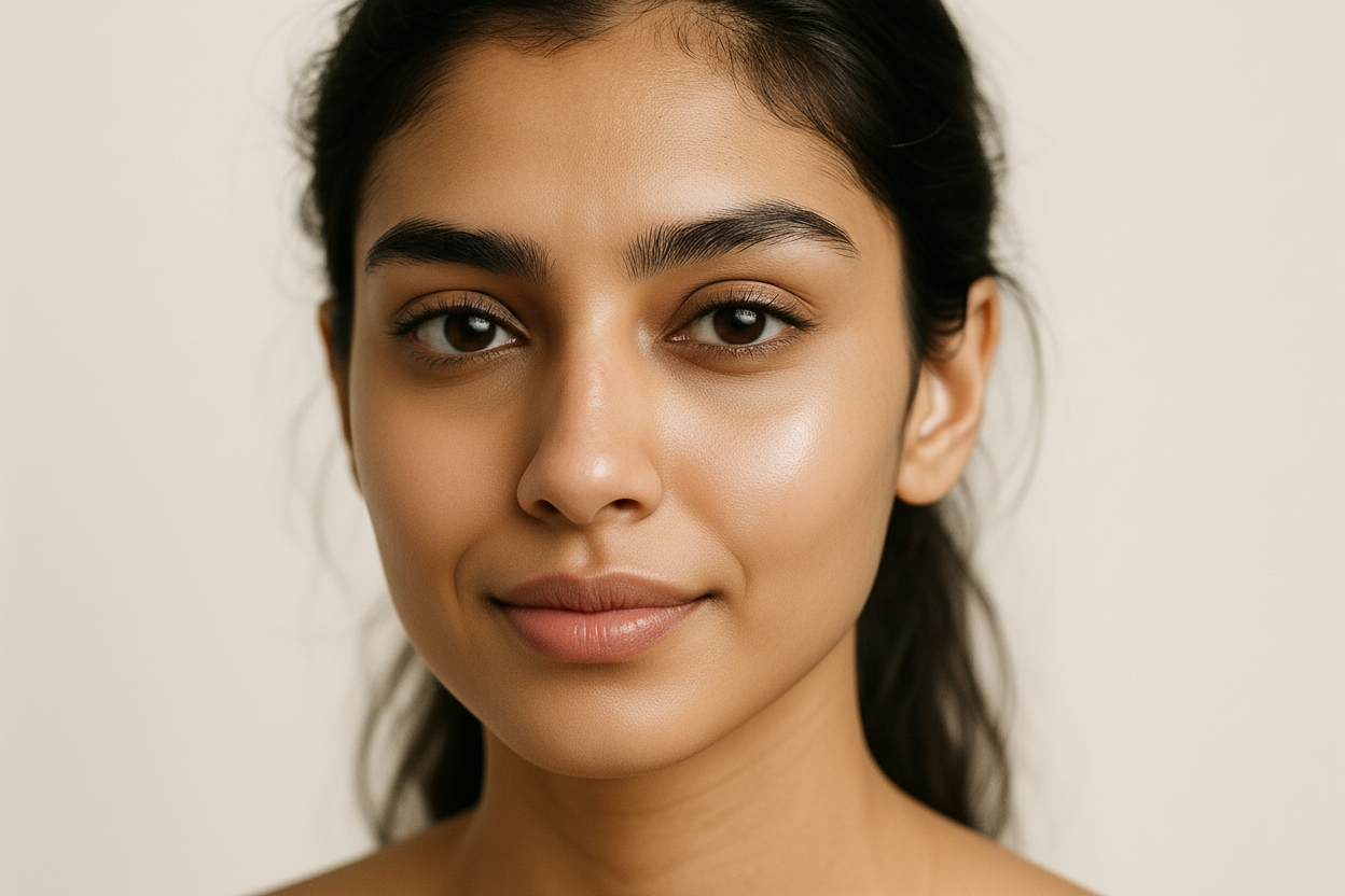 After image - Dramatic skin transformation with subtle smile