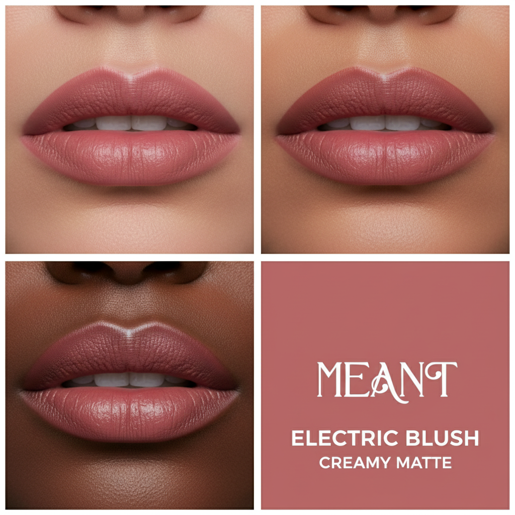 MEANT Electric Blush soft blush pink swatches