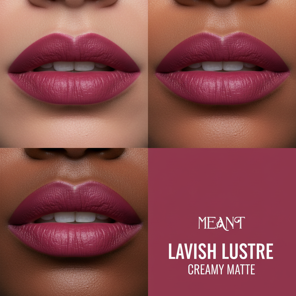 MEANT Lavish Lustre magenta mauve pink swatches