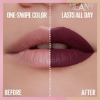 MEANT QUEEN'S KISS Before/After comparison.