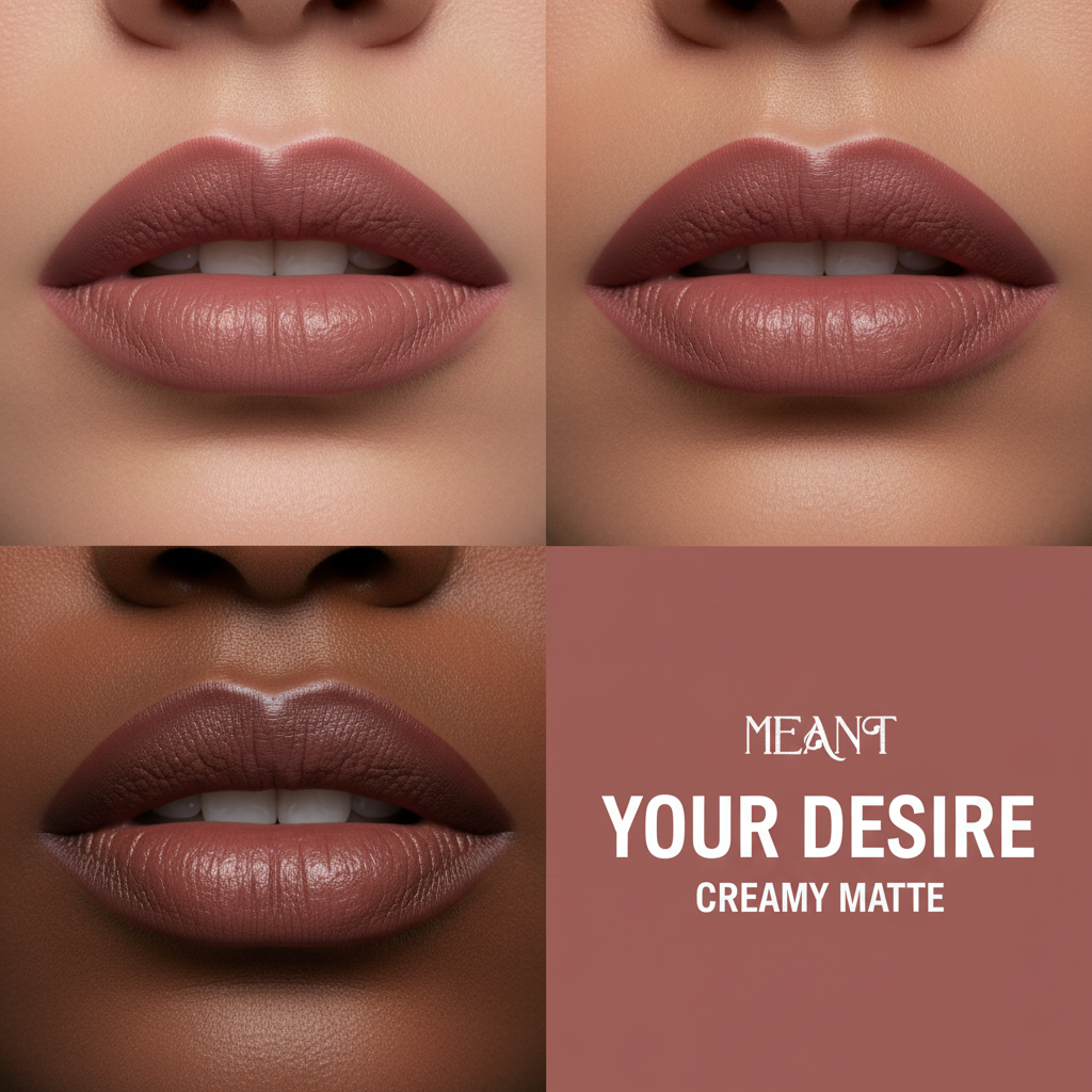 MEANT Your Desire muted mauve brown pink swatches