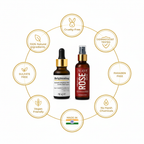 MEANT Glass Skin Glow Duo brightening serum and organic rose water mist with natural, vegan, and cruelty-free skincare benefits.